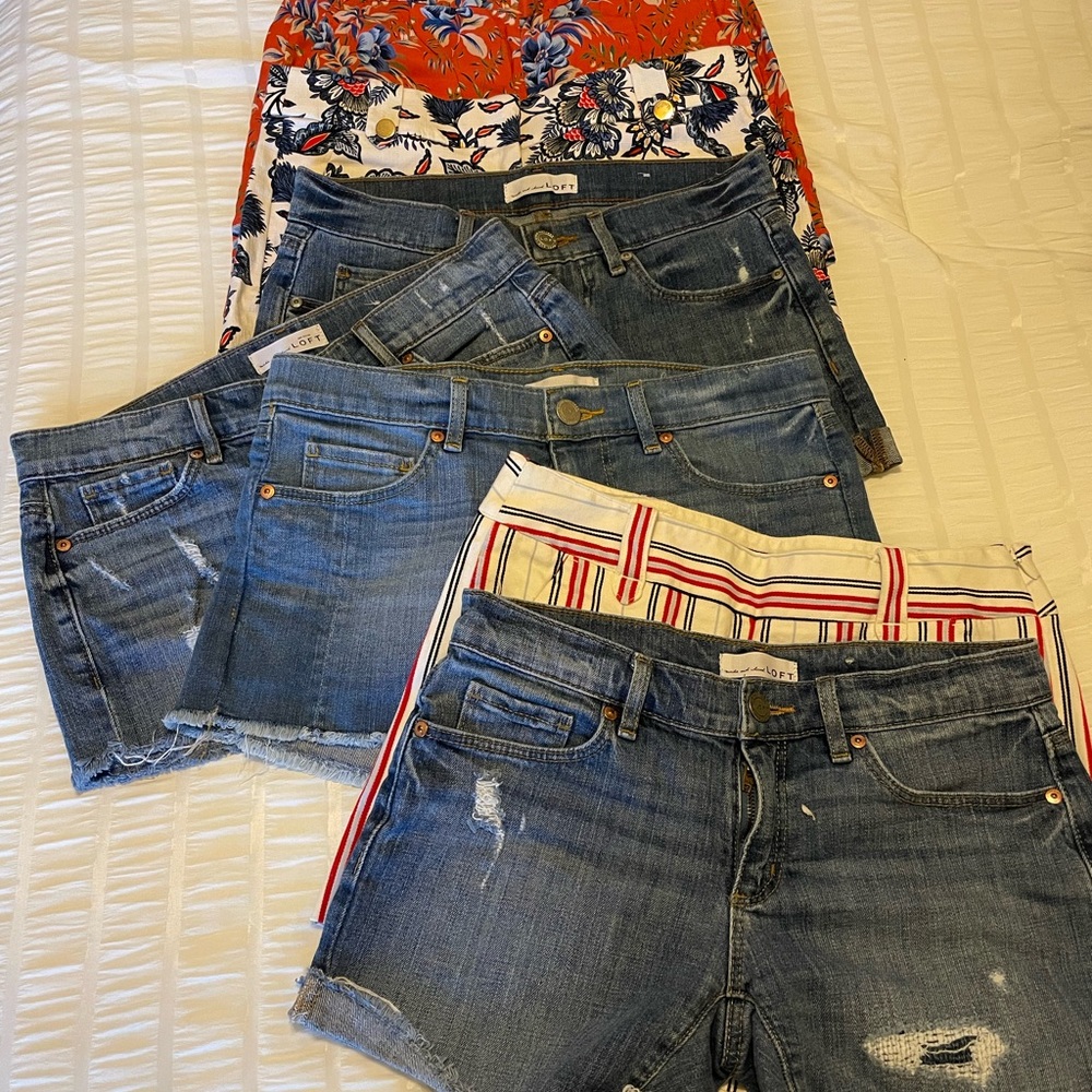 7 pairs of LOFT shorts 00